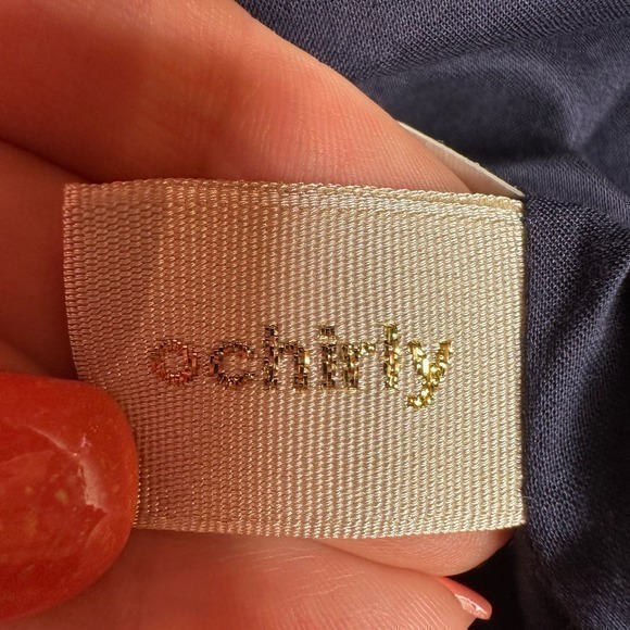 Ochirly Red and Navy Striped Mini Dress Size Small - Picture 5 of 5